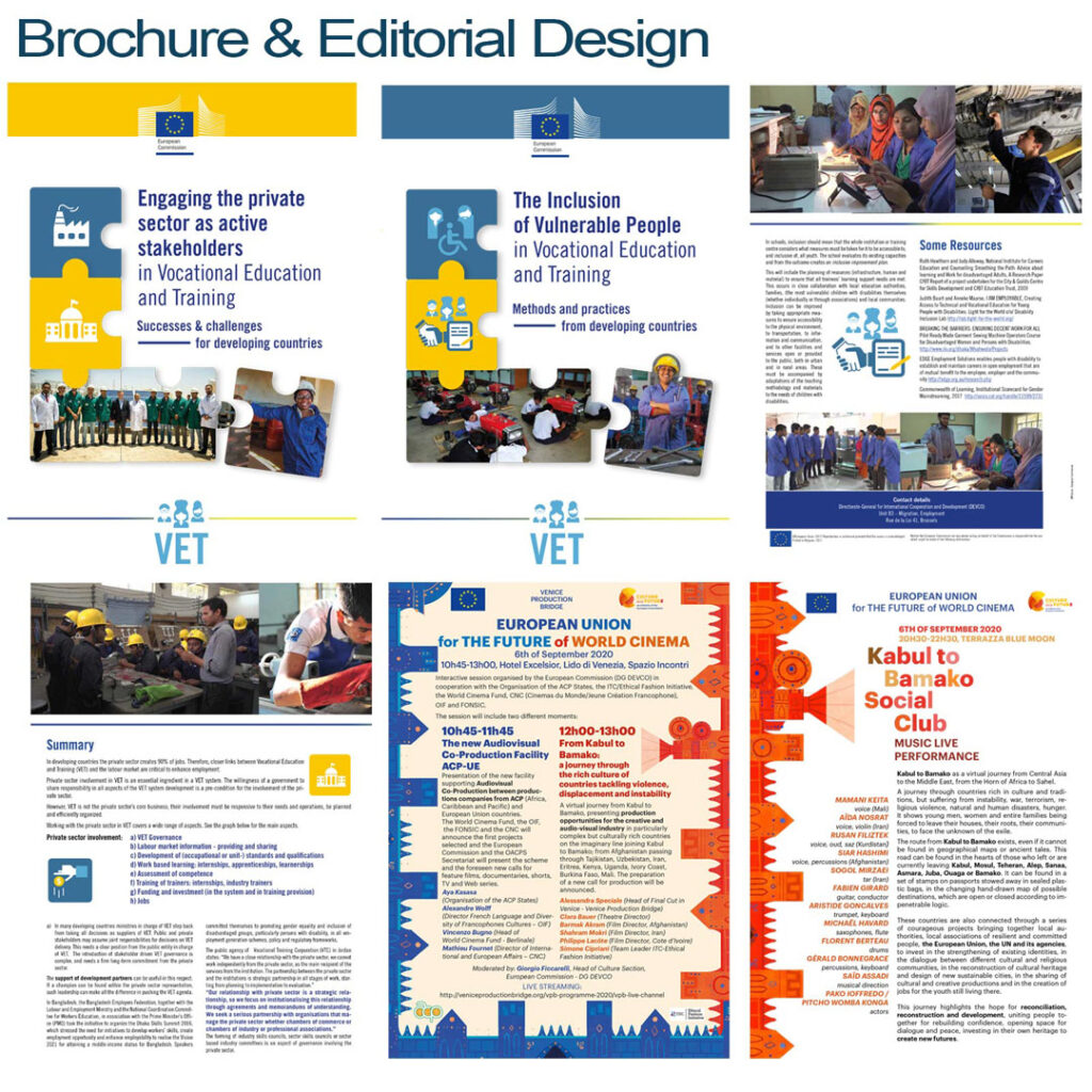 Brochure & Editorial Design